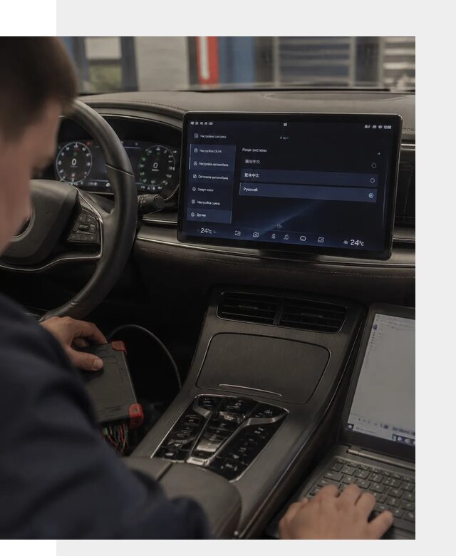Русификация автомобиля BYD HAN для эксплуатации в Елизове
