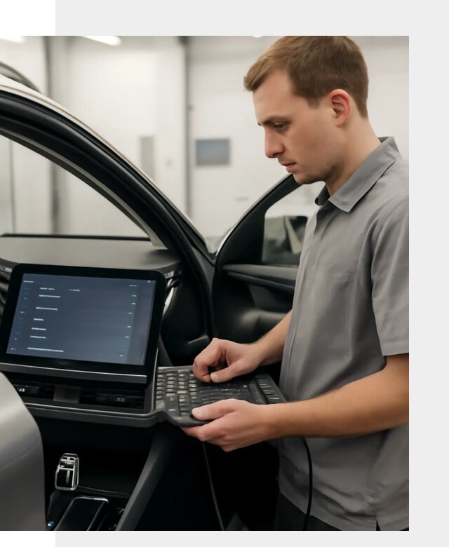 Русификация мультимедиа автомобилей Lynk Co в Елизове