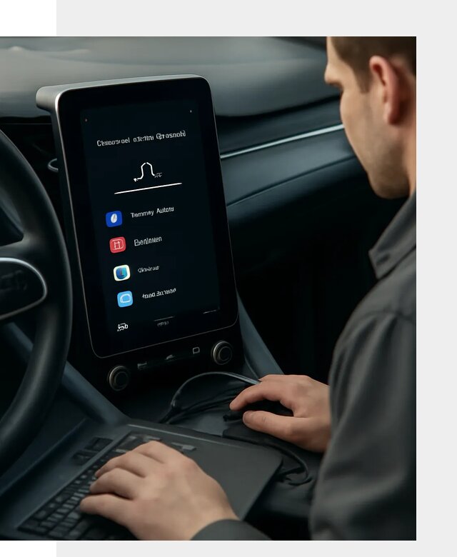 Установка приложений Lynk Co на автомобиль в Елизове