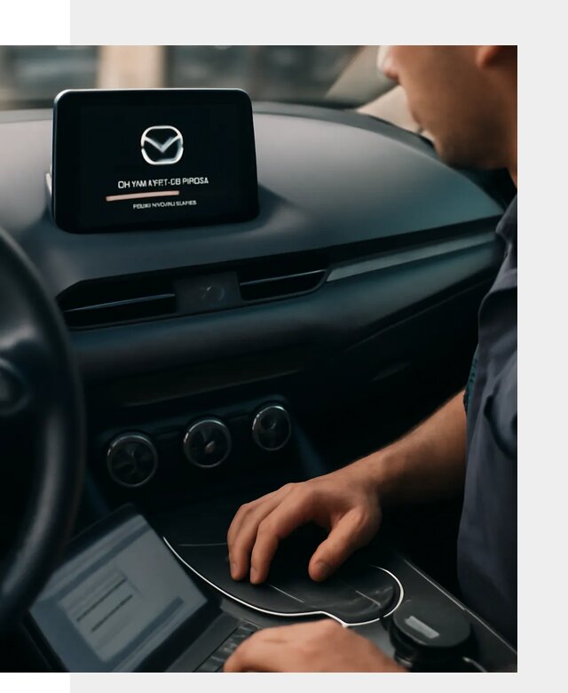 Установка приложений Mazda на мультимедийную систему в Елизове